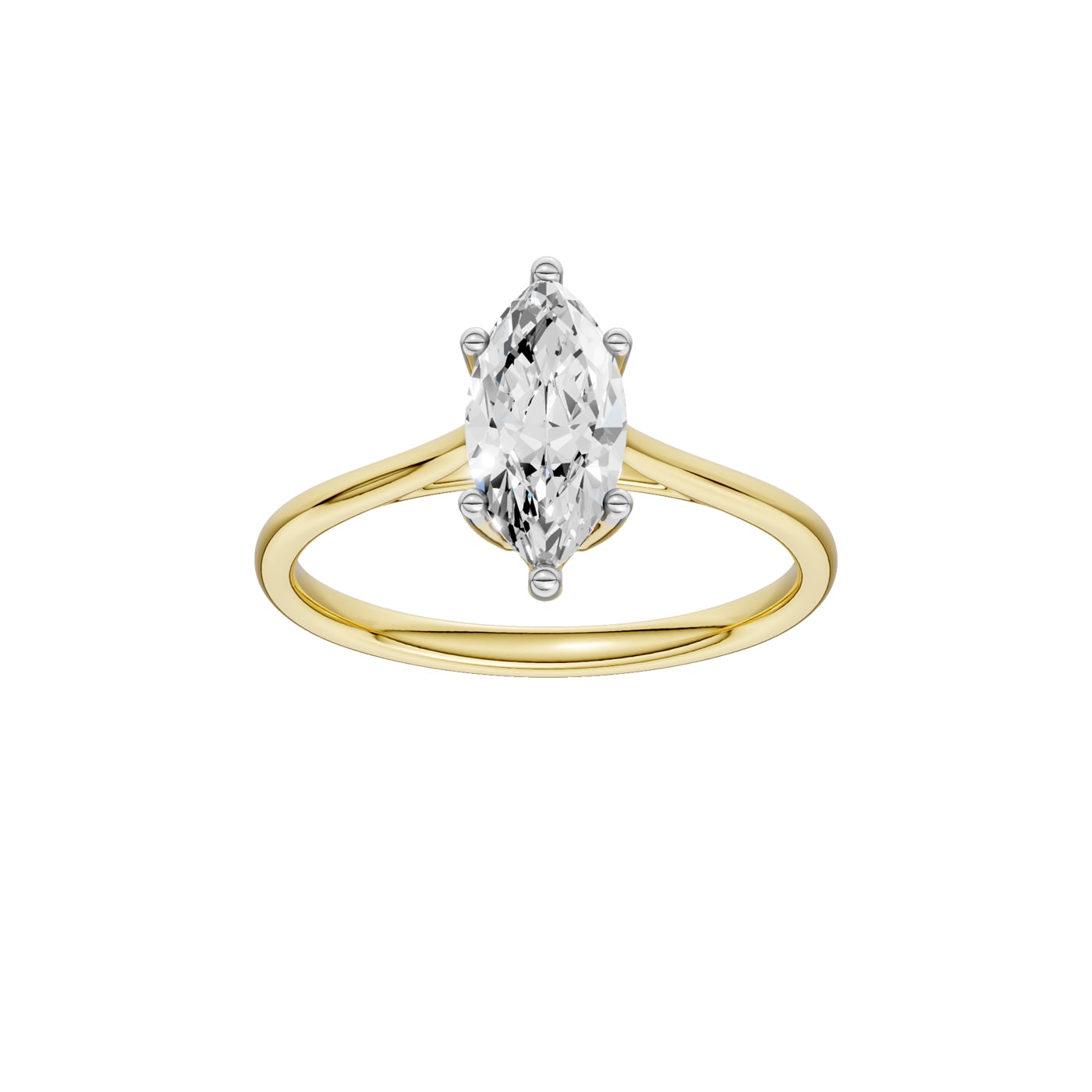 14K 1.00 CT Lab Grown Diamond Ring