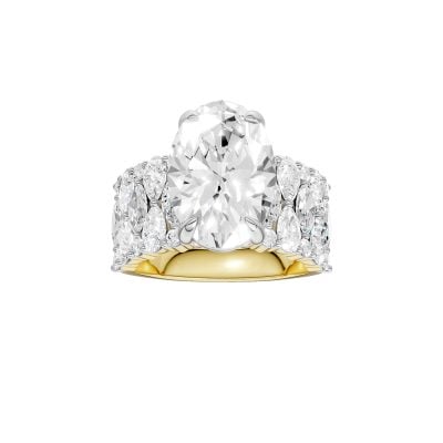 14K 7.00 CT Lab Grown Diamond Ring