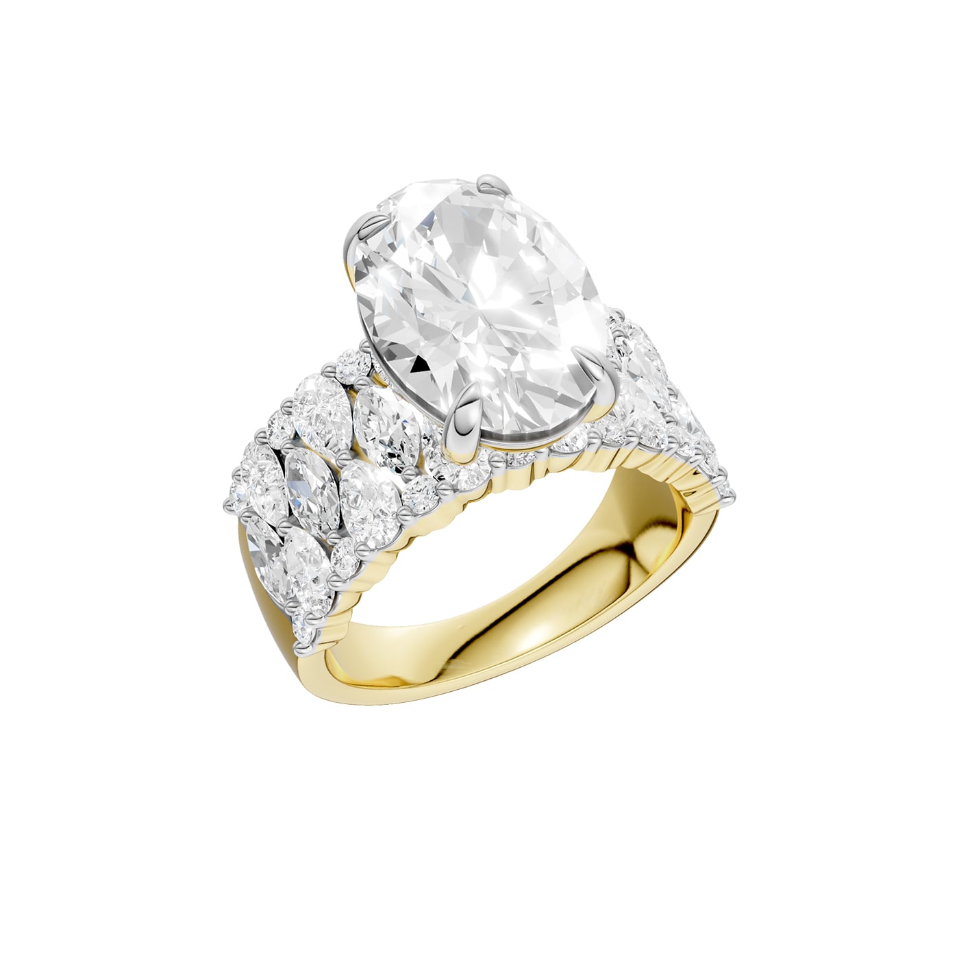 14K 7.00 CT Lab Grown Diamond Ring - Image 2