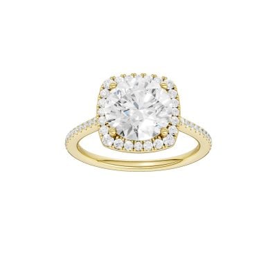14K 3.40 CT Lab Grown Diamond Ring