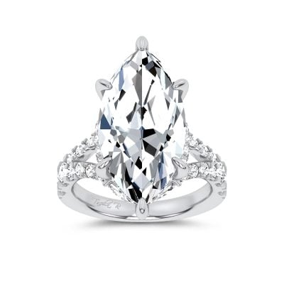 14K 11.62 CT Lab Grown Diamond Ring