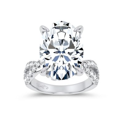 14K 10.90 CT Lab Grown Diamond Ring