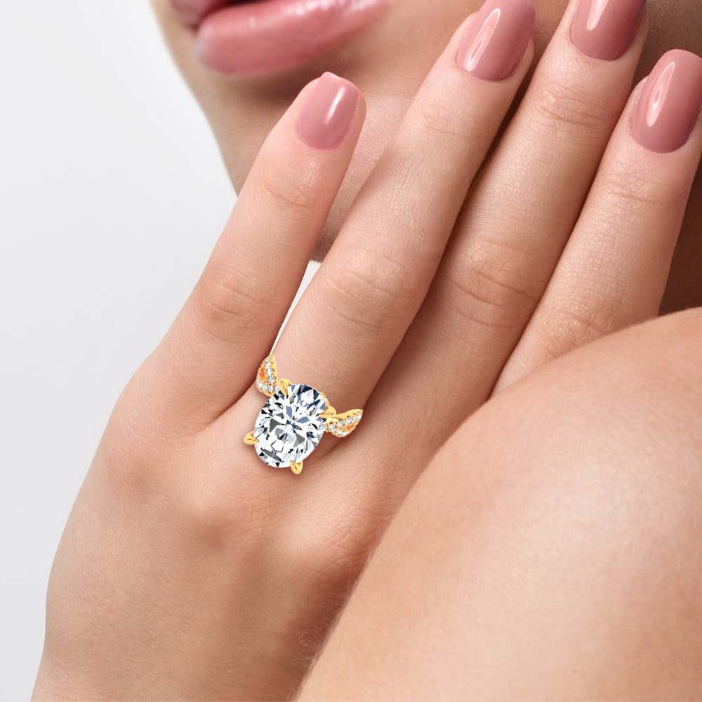 14K 10.90 CT Lab Grown Diamond Ring - Image 4