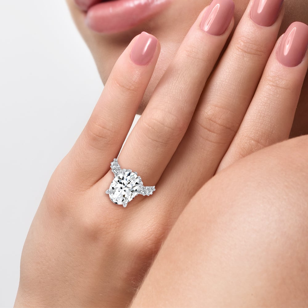 14K 11.40 CT Lab Grown Diamond Ring - Image 4