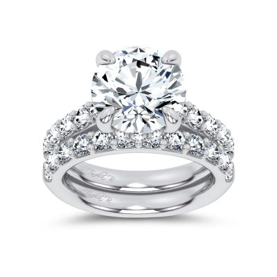 14K 7.00 CT Lab Grown Diamond Bridal Set