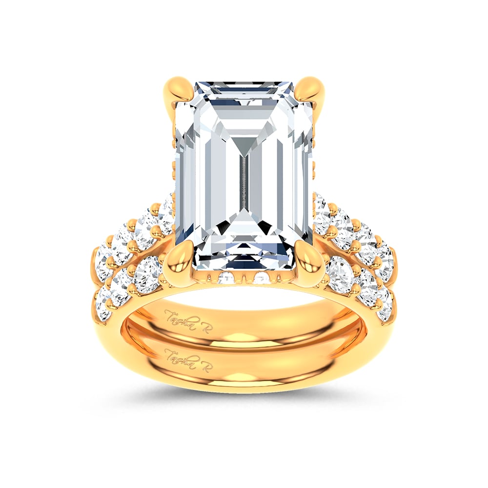 14K 11.62 CT Lab Grown Diamond Ring