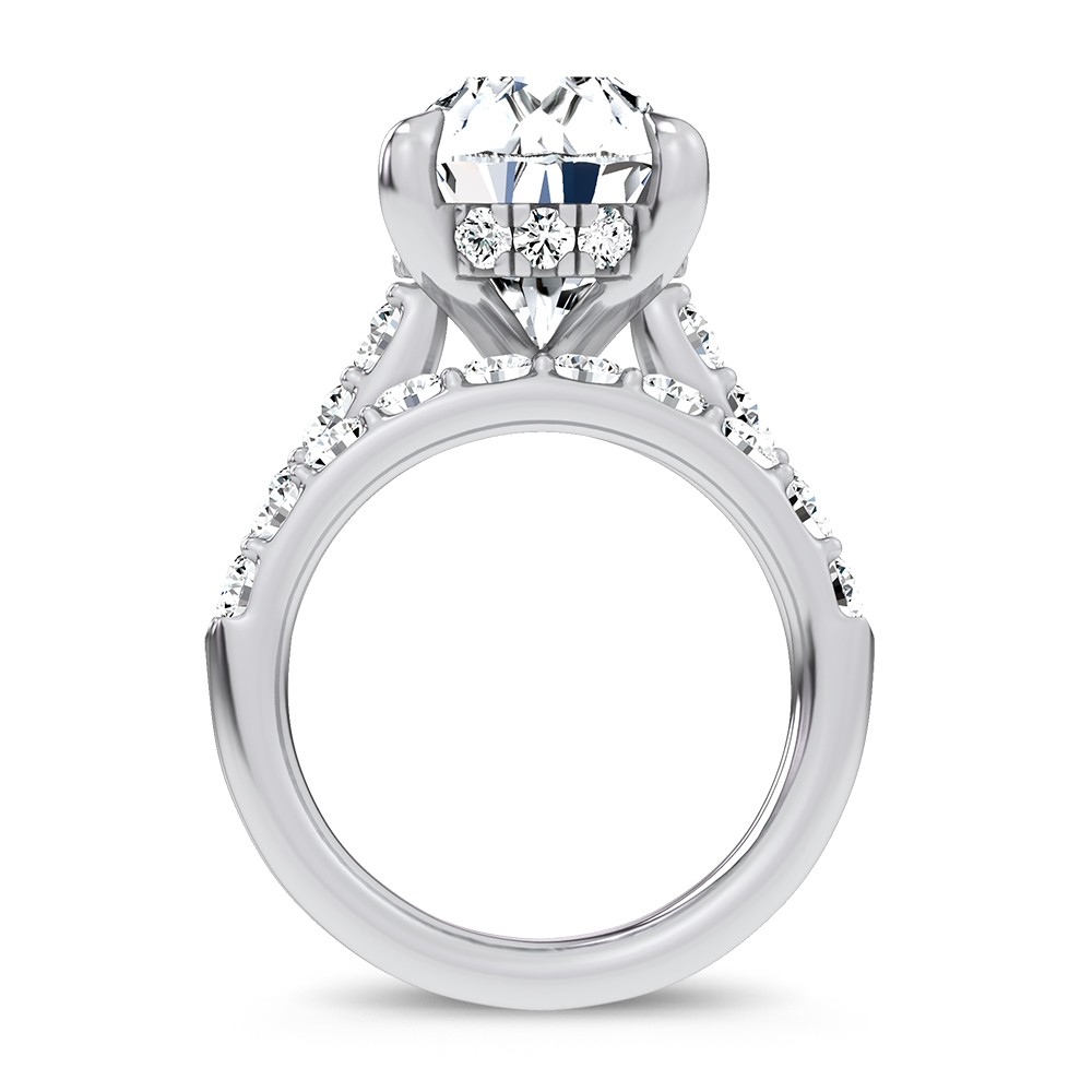 14K 9.31 CT Lab Grown Diamond Bridal Set - Image 3