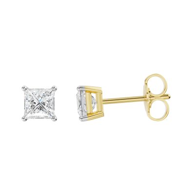 14K 1.00 CT Lab Grown Diamond Stud Earrings