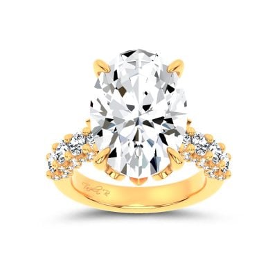 14K 11.40 CT Lab Grown Diamond Ring