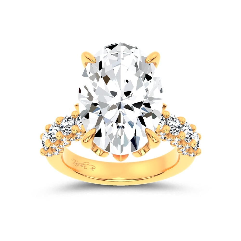 14K 11.40 CT Lab Grown Diamond Ring