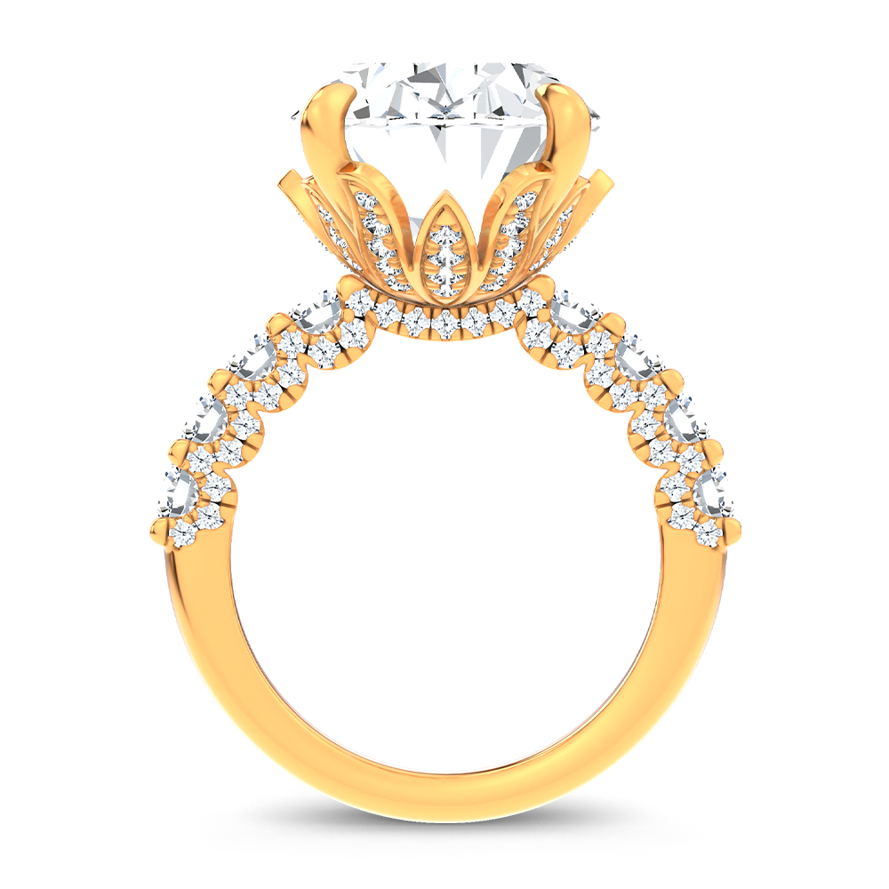 14K 11.40 CT Lab Grown Diamond Ring - Image 3