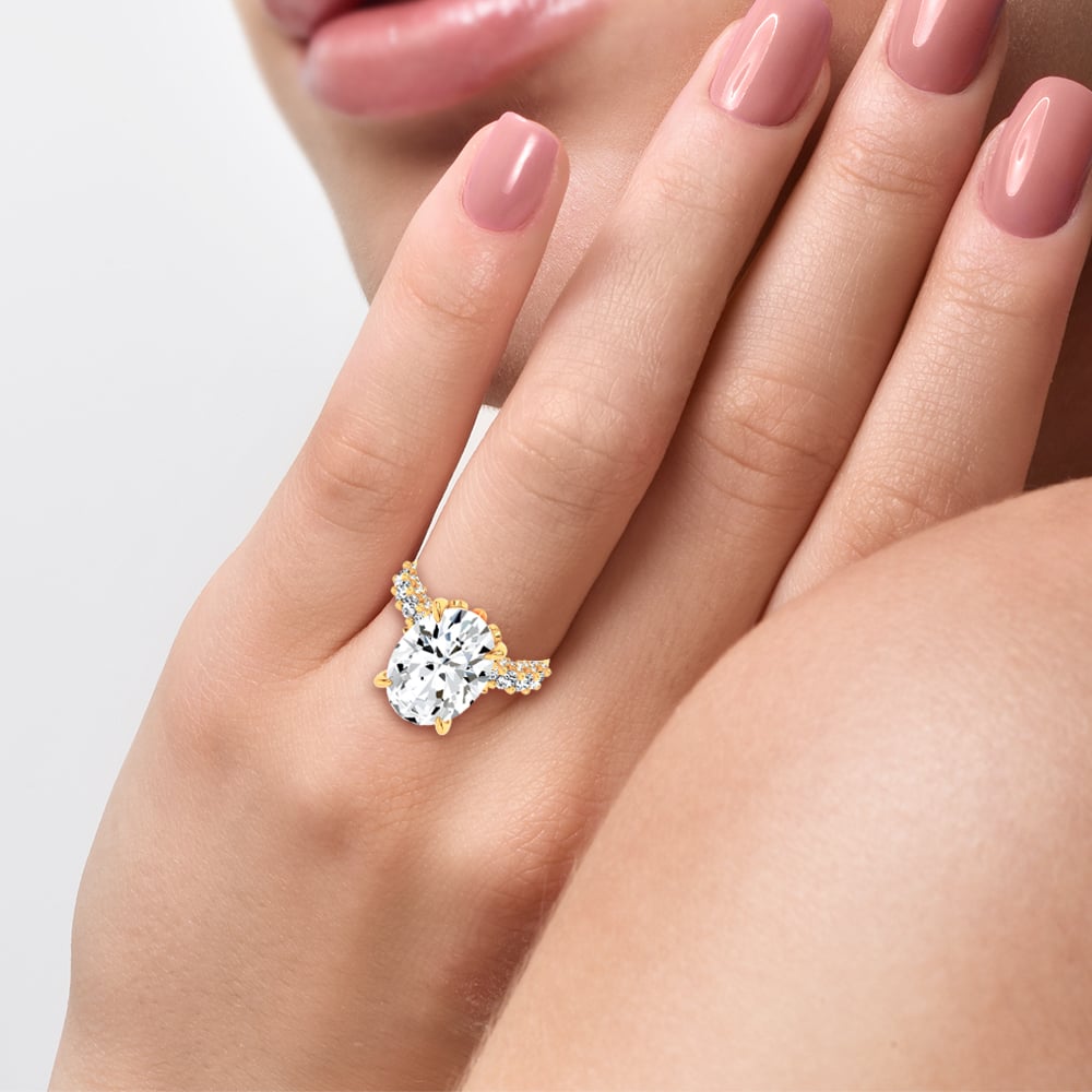 14K 11.40 CT Lab Grown Diamond Ring - Image 4